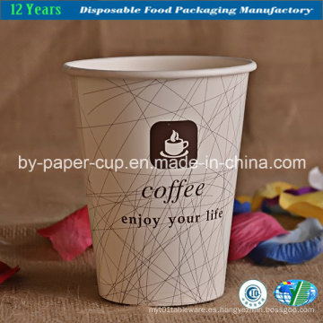 Tazas de papel desechables para café / cola / jugo